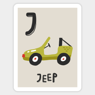 J is Jeep Sticker